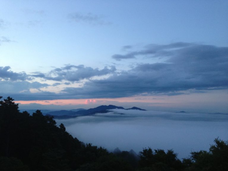 筑波山の雲海