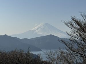 天閣台からの富士山