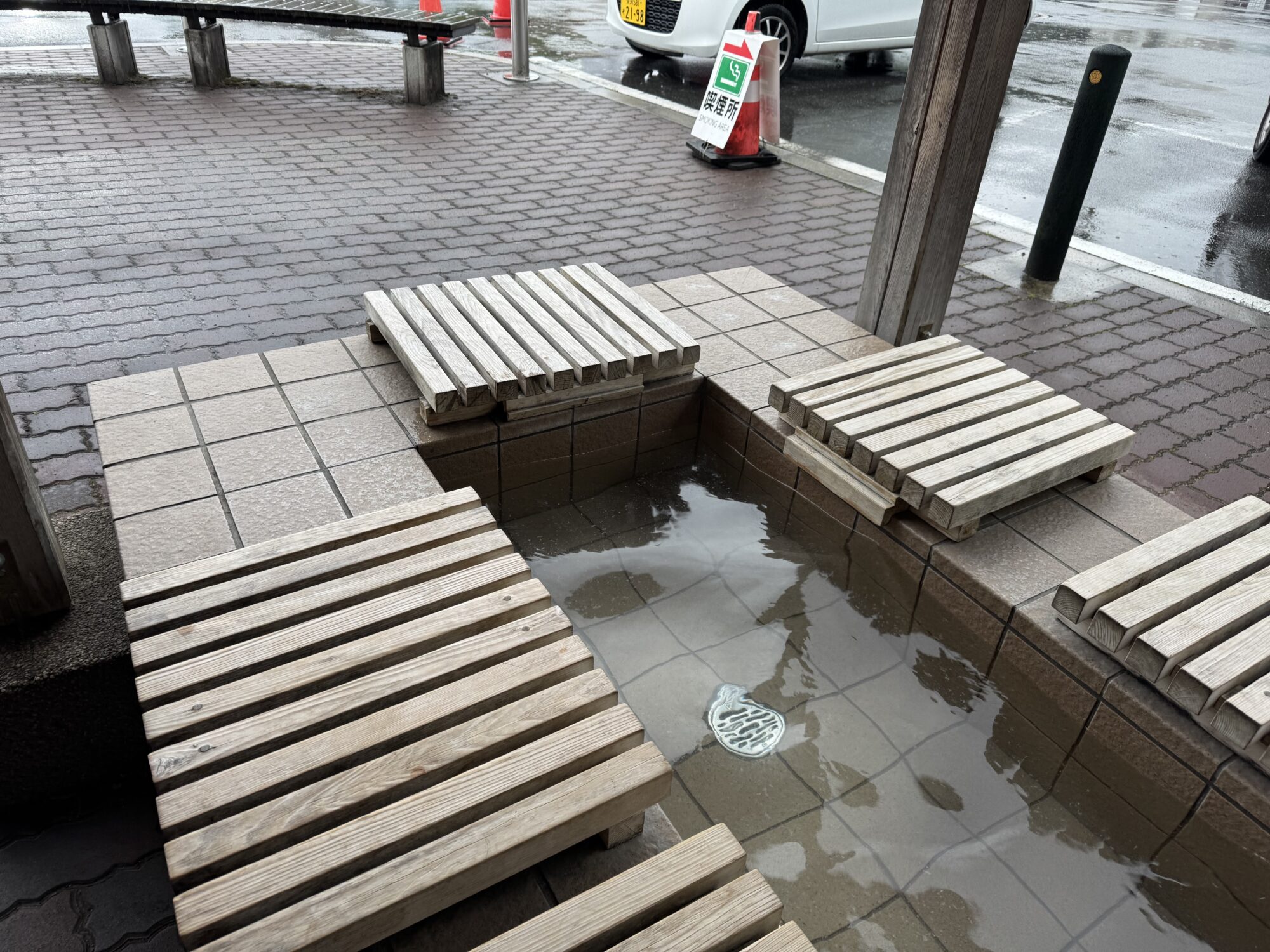 足湯コーナー
